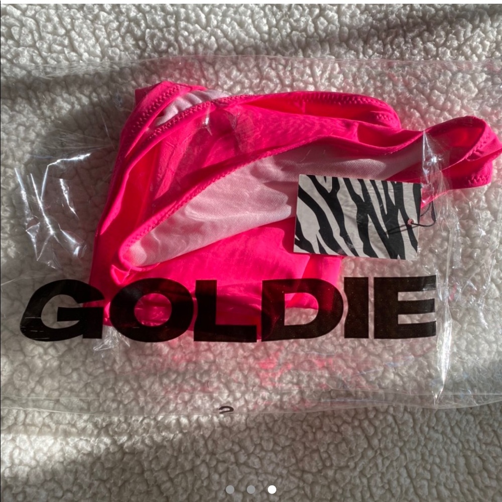 Neon Pink One Piece Swim Suit by Goldie